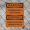 Signmission Combustible Dust Area Bilingual OSHA Warning Sign, Plastic, 10in W x 14in L, 2PK OS-2PACK-WS-P-1014-L-12524 - alternate 5